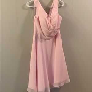 Pink bridesmaid dress